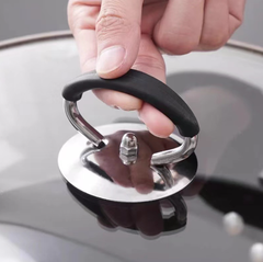 Tay cầm nắp nồi bằng thép không gỉ chống bỏng bằng nhựa dẻo chắc chắn chịu nhiệt độ cao L0531