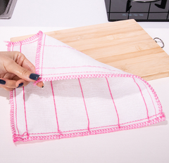 Khăn lau bát đĩa cotton nhiều lớp miếng cọ rửa nhà bếp thấm nước lau bát đĩa  giẻ lau chén dĩa sạch L0544