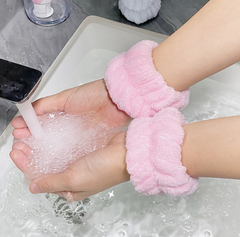 Sét 1 Đôi Vòng đeo tay chống thấm nước rửa mặt chống ướt cổ áo sàn nhà, ống tay chống ẩm thấm mồ hôi (2 Cái) L0612