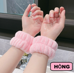 Sét 1 Đôi Vòng đeo tay chống thấm nước rửa mặt chống ướt cổ áo sàn nhà, ống tay chống ẩm thấm mồ hôi (2 Cái) L0612