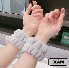 Sét 1 Đôi Vòng đeo tay chống thấm nước rửa mặt chống ướt cổ áo sàn nhà, ống tay chống ẩm thấm mồ hôi (2 Cái) L0612