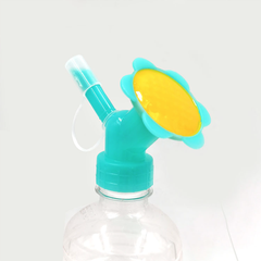 Vòi phun nước hoa hướng dương hai đầu tự động tưới nước làm vườn từ chai đựng đồ uống đã sử dụng L0613