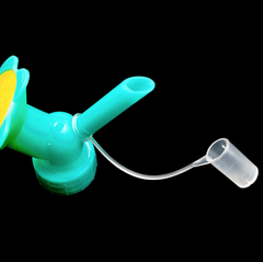 Vòi phun nước hoa hướng dương hai đầu tự động tưới nước làm vườn từ chai đựng đồ uống đã sử dụng L0613