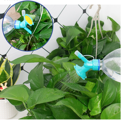 Vòi phun nước hoa hướng dương hai đầu tự động tưới nước làm vườn từ chai đựng đồ uống đã sử dụng L0613