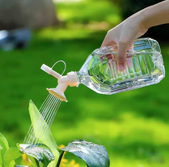 Vòi phun nước hoa hướng dương hai đầu tự động tưới nước làm vườn từ chai đựng đồ uống đã sử dụng L0613