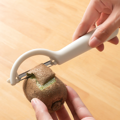 Dao gọt vỏ trái cây bằng thép không gỉ có tay cầm, dụng cụ bào gọt vỏ khoai tây củ quả nhỏ gọn L0623