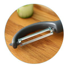 Dao gọt vỏ trái cây bằng thép không gỉ có tay cầm, dụng cụ bào gọt vỏ khoai tây củ quả nhỏ gọn L0623