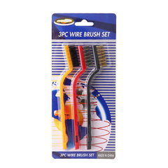 Bộ 3 chổi vệ sinh bếp gas chổi vệ sinh vòi nước khe hở đồ dùng nhà bếp chổi kim loại nhỏ L0624