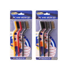 Bộ 3 chổi vệ sinh bếp gas chổi vệ sinh vòi nước khe hở đồ dùng nhà bếp chổi kim loại nhỏ L0624