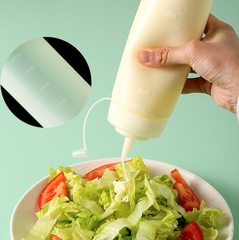 Bình nhựa đựng nước sốt bóp chai nhựa đựng sốt salad chai gia vị tương ớt tương cà bóp miệng nhọn L0631