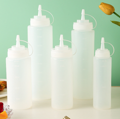 Bình nhựa đựng nước sốt bóp chai nhựa đựng sốt salad chai gia vị tương ớt tương cà bóp miệng nhọn L0631