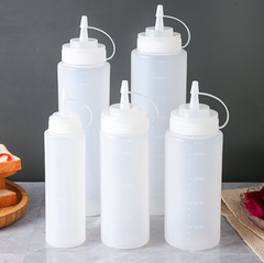 Bình nhựa đựng nước sốt bóp chai nhựa đựng sốt salad chai gia vị tương ớt tương cà bóp miệng nhọn L0631