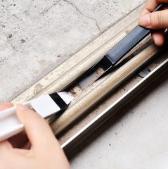 Chổi vệ sinh rãnh cửa sổ có chổi hót rác chổi khe hở cửa vệ sinh quét rãnh máy lạnh rãnh nhỏ L0643