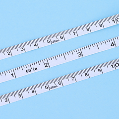 Thước dây vuông đo eo đo quần áo mini 1,5m hình vuông có móc khóa, thước đo chiều cao cơ thể L0644