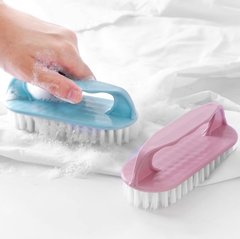 Bàn chải giặt đồ vệ sinh bàn chải chà giày chà quần áo mềm bằng nhựa có tay cầm L0652
