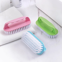 Bàn chải giặt đồ vệ sinh bàn chải chà giày chà quần áo mềm bằng nhựa có tay cầm L0652