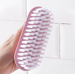 Bàn chải giặt đồ vệ sinh bàn chải chà giày chà quần áo mềm bằng nhựa có tay cầm L0652