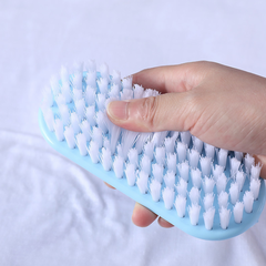 Bàn chải giặt đồ vệ sinh bàn chải chà giày chà quần áo mềm bằng nhựa có tay cầm L0652