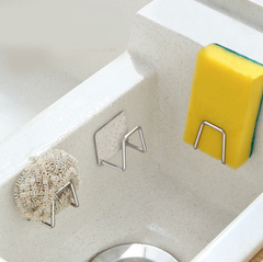 Giá để miếng rửa chén bát khăn lau bằng thép giá để đồ không cần khoan đục lỗ L0653