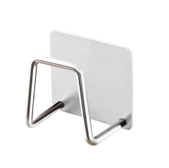 Giá để miếng rửa chén bát khăn lau bằng thép giá để đồ không cần khoan đục lỗ L0653