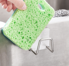 Giá để miếng rửa chén bát khăn lau bằng thép giá để đồ không cần khoan đục lỗ L0653