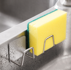 Giá để miếng rửa chén bát khăn lau bằng thép giá để đồ không cần khoan đục lỗ L0653