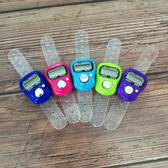 Máy đếm đeo ngón tay mini máy đếm điện tử kiểm kho máy đếm niệm Phật L0713