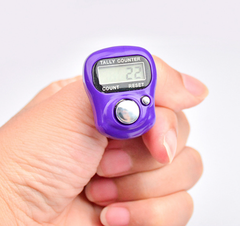 Máy đếm đeo ngón tay mini máy đếm điện tử kiểm kho máy đếm niệm Phật L0713