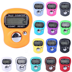 Máy đếm đeo ngón tay mini máy đếm điện tử kiểm kho máy đếm niệm Phật L0713