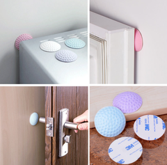 Miếng đệm cao su chống va chạm tay nắm cửa tròn hấp thụ âm thanh chống va chạm cho tường sau cửa L0752