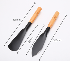 Xẻng làm vườn bằng thép không gỉ xẻng trồng hoa trồng cây làm vườn tại nhà L0822/L0823
