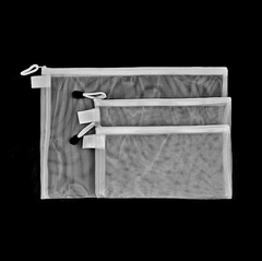 Túi lưới nylon đựng hồ sơ trong suốt có khóa kéo đựng giấy tờ túi đựng hồ sơ đựng văn phòng L0841