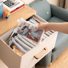 Túi lưới nylon đựng hồ sơ trong suốt có khóa kéo đựng giấy tờ túi đựng hồ sơ đựng văn phòng L0841