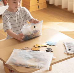 Túi lưới nylon đựng hồ sơ trong suốt có khóa kéo đựng giấy tờ túi đựng hồ sơ đựng văn phòng L0841