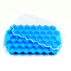 Khay đá tổ ong silicon 37 viên khuôn làm đá viên làm thạch rau câu bền bỉ L0853