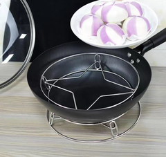 Giá để nồi hình sao 4 cánh inox giá để nồi cách nhiệt chống bỏng, giá để hấp đồ ăn L0911