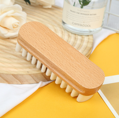 Bàn chải giày bằng da lộn bàn chải lông mềm chăm sóc quần áo bằng da, bàn chải vệ sinh giày da L0913