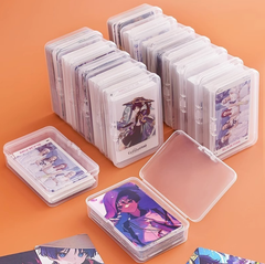 Hộp nhựa trong suốt đựng danh thiếp card visit hộp đựng thẻ game thẻ thành viên phân loại có nắp L0923