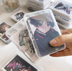 Hộp nhựa trong suốt đựng danh thiếp card visit hộp đựng thẻ game thẻ thành viên phân loại có nắp L0923