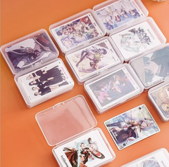 Hộp nhựa trong suốt đựng danh thiếp card visit hộp đựng thẻ game thẻ thành viên phân loại có nắp L0923