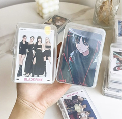 Hộp nhựa trong suốt đựng danh thiếp card visit hộp đựng thẻ game thẻ thành viên phân loại có nắp L0923