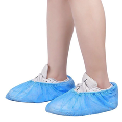 Sét 10 bao bọc giày trong nhà chống trượt dùng một lần vải không dệt chống bẩn phù hợp với mọi loại giày dép L0932