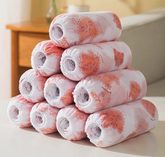 Sét 10 bao bọc giày họa tiết hoa văn chống trượt trong nhà dùng một lần vải không dệt chống bẩn L0933