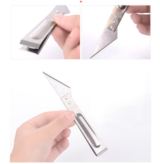 Dao cạo nhổ  lông lợn vịt gà bằng thép không gỉ kẹp lông ngỗng kẹp nhổ lông đa năng L0941