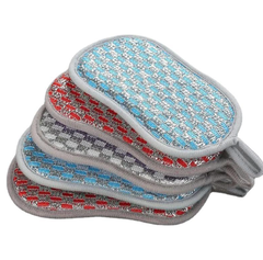 Miếng vải rửa chén bát hai mặt, miếng nhấc nồi đa năng, miếng cọ rửa khử trùng bàn chải nồi A0632