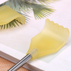 Dụng cụ cào lưng bằng thép không gỉ có thể thu vào bốn đoạn để mát xa cho người già A1057