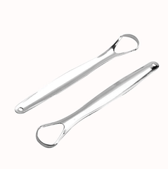 Dụng cụ cạo lưỡi inox, bàn chải vệ sinh lưỡi sạch sẽ loại bỏ vi khuẩn tránh hôi miệng A1116