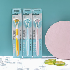 Dụng cụ cạo lưỡi bằng nhựa, bàn chải vệ sinh cạo lưỡi sạch sẽ loại bỏ vi khuẩn tránh hôi miệng A1117