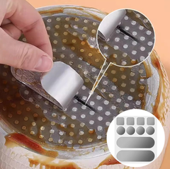 Miếng dán vá xoong nồi chậu inox chịu nhiệt độ cao miếng dán bạc sửa chữa đáy nồi bị lủng lỗ A1118