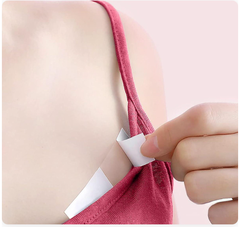 Bịch 36 Miếng dán chống lộ ngực miếng dán chống rò rỉ ở ngực và cổ, miếng dán hai mặt dán dây đeo vai A1125